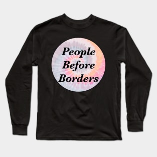 People Before Borders Long Sleeve T-Shirt